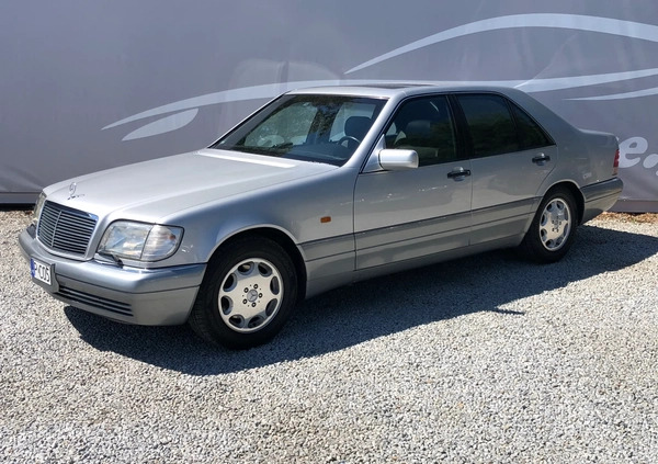 mercedes benz poręba Mercedes-Benz Klasa S cena 159999 przebieg: 38120, rok produkcji 1996 z Poręba